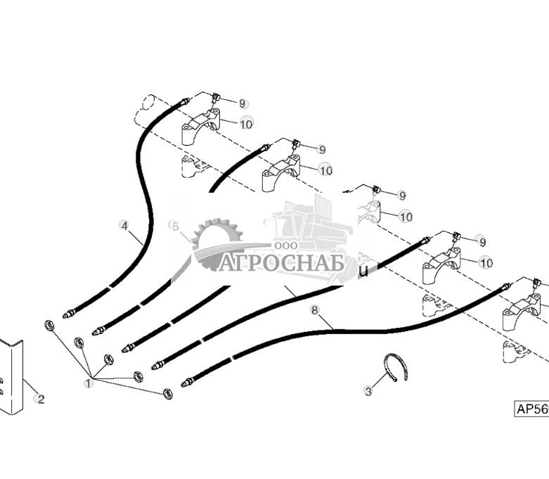 Main Frame Rockshaft Grease Bank - ST142150 29.jpg
